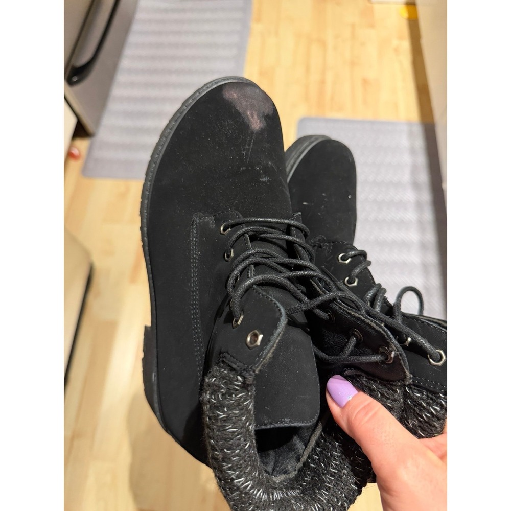 Women's size 8 boots black rouge helium